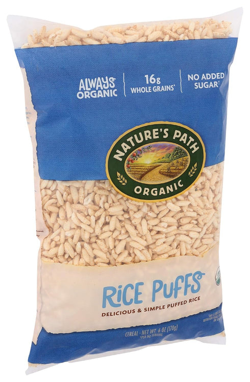 6 oz, (Pack 2) Nature's Path Organic Rice Puffs Cereal, Earth Friendly