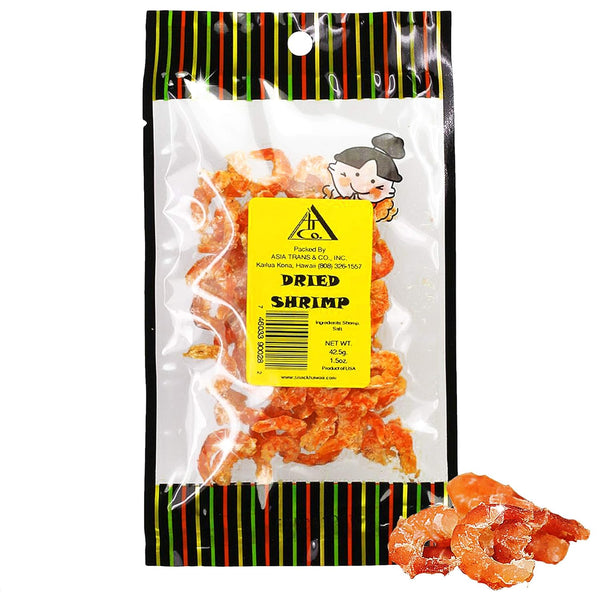 Asia Trans Dried Louisiana Large Shrimp - Hawaiian Favorite - Fresh-Caught &