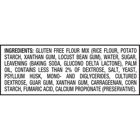 Mama Mary's 7" 2 Count (Pack 2) Gluten Free Thin Crust Ready to Bake Pizza Crusts