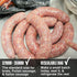 32-35mm 2530 lbs Bearded Butchers Natural Hog Casings Pre-Flushed, Edible Sausage Casing for of Meat Resealable Bag