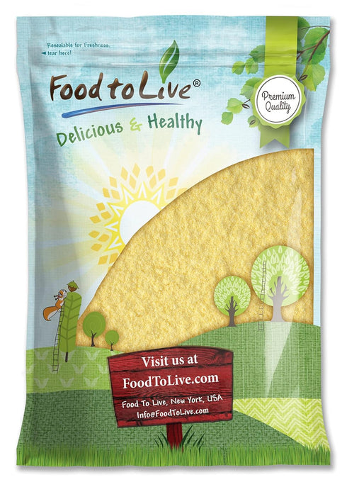 Food to Live Corn Flour, 9 Pounds - Made from Whole Grain,