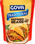 15 (Pack 12) Goya Foods Traditional Refried Pinto Beans Pouch, Ounce