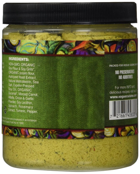 Vogue Cuisine Vegetarian Chicken Soup & Seasoning Base 12oz - Low Sodium, Gluten Free, All Natural Ingredients