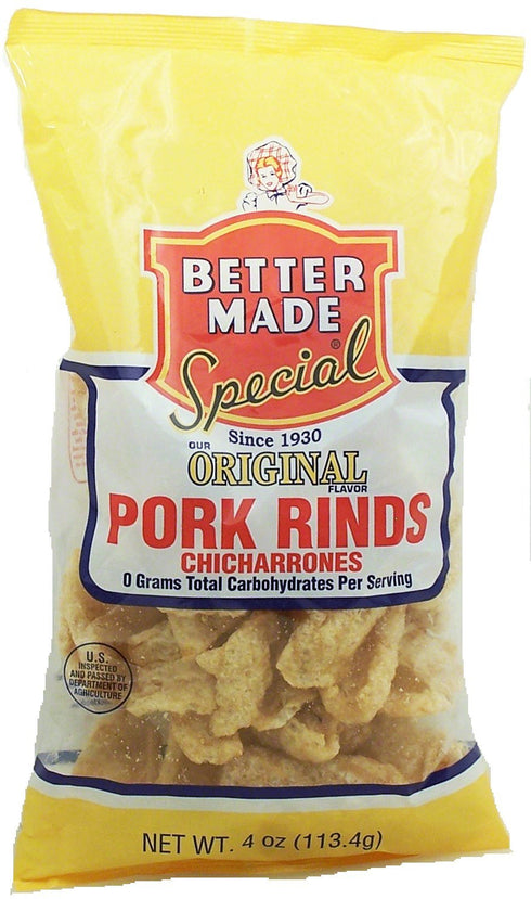 Better Made original pork rinds, chicharrones, 4-oz. bag