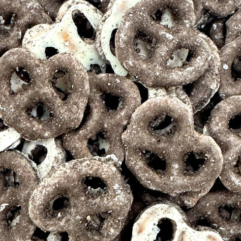 Cookies n Cream Dipped Pretzels 1 lb Sweet & Salty Snack Crunchy