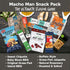 Pack Macho Man Snack Jerky Gift Box - High Protein Snacks for Men, Curated Beef Jerky Assortment Gift Box for Men