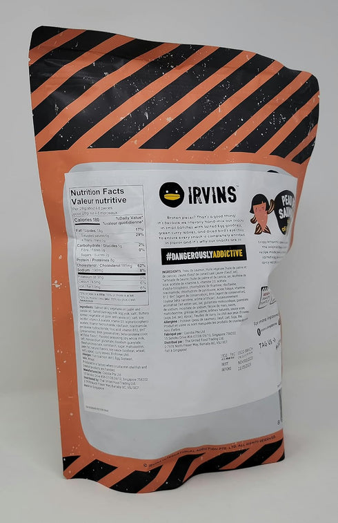 10.6 Irvins Salted Egg Salmon Skin, Ounce