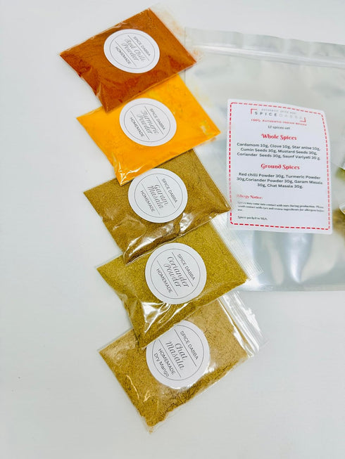 12 Set: Authentic Indian Spice Spice Assorted Spices, Herbs, and Seasonings