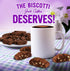 Cooper Street Twice Baked Brownie Chocolate Biscotti Cookies, Light and Crispy Coffee Cookie Bites, 5oz