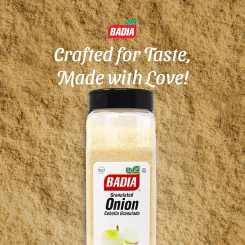 1.25 Badia Granulated Onion Pound Bold Savory Sweet Flavor