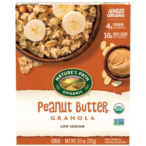 Nature's Path Organic Peanut Butter Granola, 11.5 Ounce (Pack of 12)