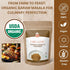 SPICY ORGANIC Garam Masala Powder 8 oz. - Traditional Indian Spice Mix for Curry, Chicken, Rice, Soups, Stews, Tofu,