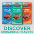 3.5 oz GHIRARDELLI Premium Milk Sea Salt Almond Milk Chocolate Bar