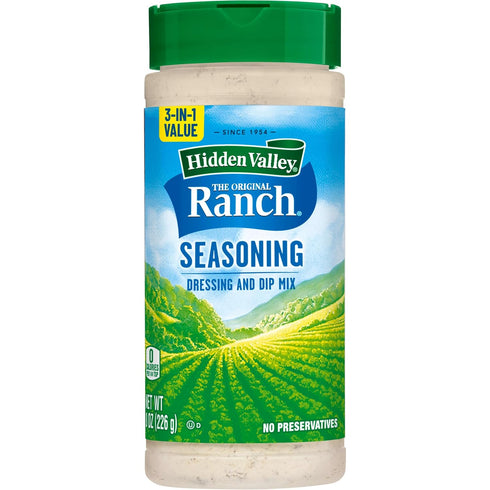 Hidden Valley Ranch Seasoning, Gluten Free Salad Dressing, 8 Ounces