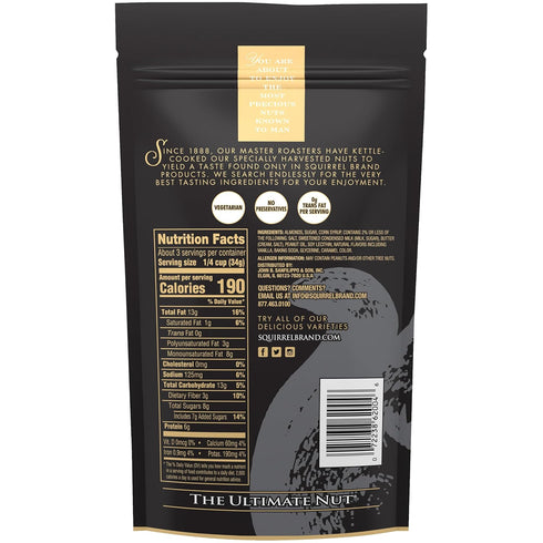 3.5 OZ 3.5 Squirrel Brand Crme Brulee Almonds, + Squirrel Brand Sweet Brown Butter Cashews, Ounces, Gluten Free