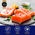Premium Aufschnitt Products Pack 4 Pack Aufschnitt Kosher Salmon Jerky Variety Spicy, Original, Peppered, Teriyaki