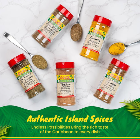 200g Cool Runnings All Natural All Purpose Seasoning - No Salt, No Sugar, No Artificial Additives, Perfect for Grilled