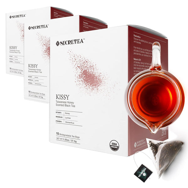 Organic TAIWAN Honey Scented Black tea bag | Sugar Free | Good