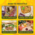4 Freestyle Snacks, Olives Green Lemon Garlic, Ounce
