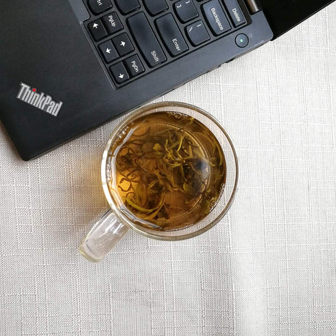 ChaWuWarmSun Jasmine Pearls Tea Dragon Ball, 3.5oz/100g, Loose Leaf Green Tea of Chinese