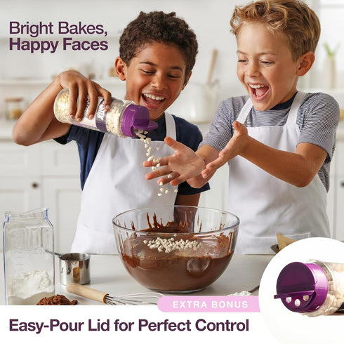 10oz White Chocolate Chips for Baking Premium Dairy Free Baking Chips in a Convenient Flip Top Bottle Perfect