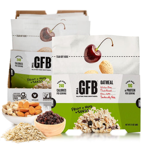 The GFB Fruit, Nuts and Seeds Protein Oatmeal Cups - Unique Pop-Up