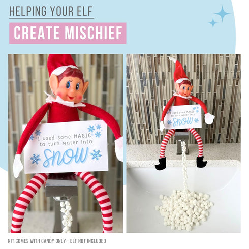 4-Pack Sweets Indeed Holiday Elf Candy Topper Marshmellows, Crumblefetti Candy Toppings for Ice Cream, Cupcakes, Hot