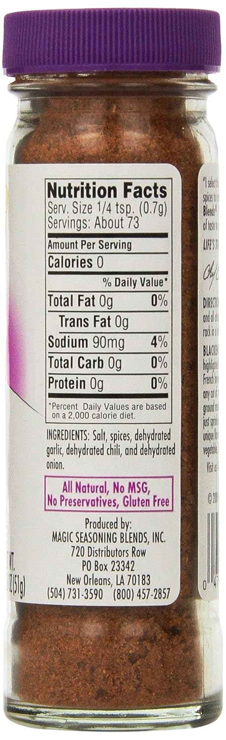 Magic Seasoning Blends Blackened Steak, 1.8 Ounce (Pack of 1)
