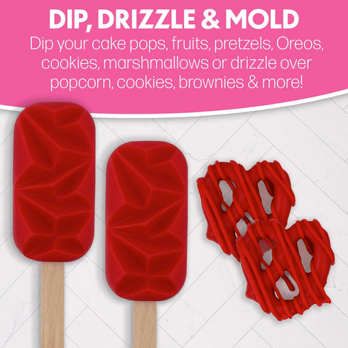 5 Sweet Shoppe Cardinal Red Melting Wafers, pounds
