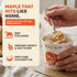 12 Pack 14g Beef Collagen Protein Breakfast Instant Protein Maple Oatmeal with Protein, Beef Collagen, Seed Oil Free