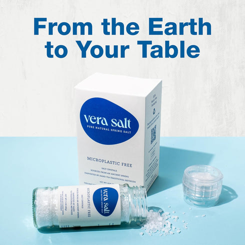 350g Pack Packaging Vera Salt Coarse Spring Salt Grinder Refill Hand-Harvested Spanish Crystals with Natural Minerals