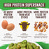 12g-13g 3-Pack 4.75oz Pack Biena Crispy Roasted Edamame Beans Snack High Protein Snack for Adults & Kids, Protein per