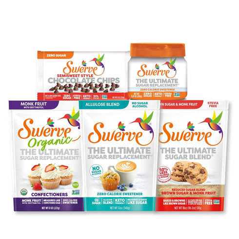 8 (Pack 1) Swerve Organic Monk Fruit Blend Confectioners Sugar Replacement Sweetener, Ounce