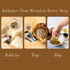 Set 3 Set of Artisan Bread Seasoning Mixes Garlic Herbs with Black Garlic, Seed Blend, and Toasted Onion With Lemon |