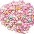 Sentovac Pink Mermaid Sprinkle Edible Decorations for Cake, Cupcake, Cookie Baking, Mermaid Party Birthday