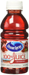 Ocean Spray 100% Juice, Cranberry, 10 Ounce Bottles (Pack of 6)