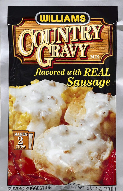 Williams Gravy Mix with Sausage, 2.5-Ounce (Pack of 12)