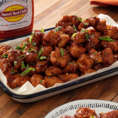 16oz (Pack 2) Sweet Baby Ray's, Wing Sauce & Glaze, Sweet Red Chili, Bottle