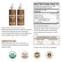 100% 8 oz, 2-Pack Organic Monk Fruit Liquid Sweetener Drops, Pure Extract, Zero Sugar & No Erythritol, Unflavored