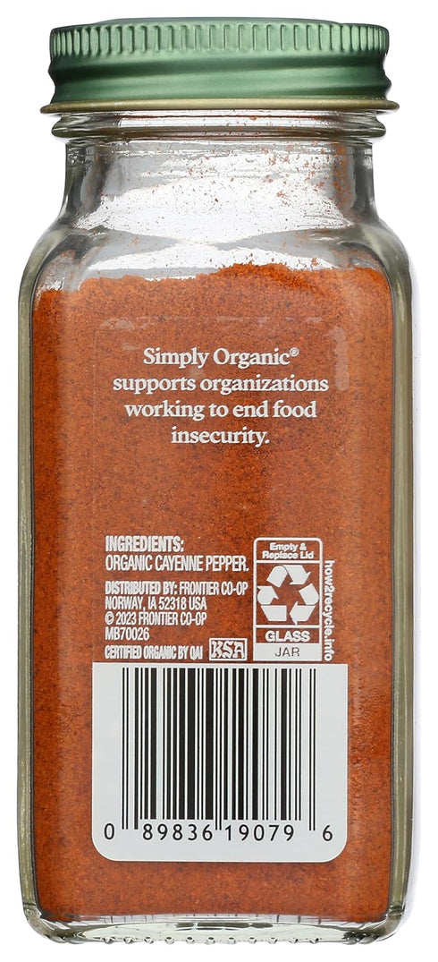 SIMPLY ORGANIC Organic Cayenne, 2.5 OZ