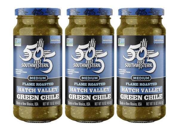 505 Southwestern (3-16oz Value Pack, Flame Roasted Green Chile)