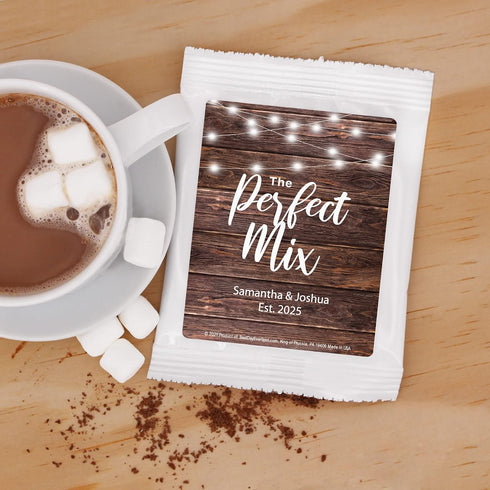 Best Day Ever Spot Set 24 Hot Chocolate Wedding Favor, Winter Wedding Favors, Wedding Favors, Hot Chocolate Favors, Hot