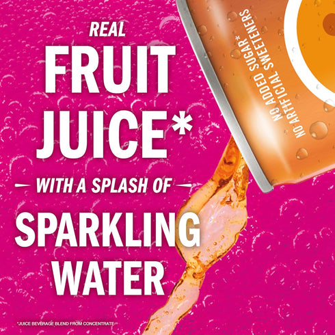 Blend,Sunset Pack,Clementine,Peach,Cherry Added,8.4 Oz,(Pack 48) IZZE Sparkling Juice Beverage Variety