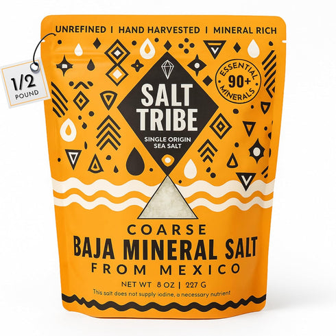 Salt Tribe | Baja Sea Salt Natural Grain for Grinder | 90+