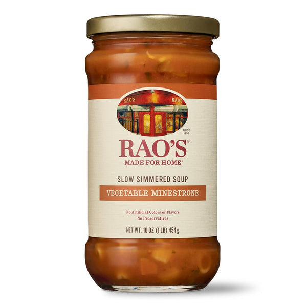 Rao's Homemade, Vegetable Minestrone Soup, 16oz, (Pack of 6)