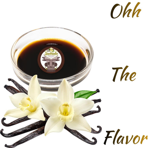 SUCHIATE MEXICO'S FINEST 33.8oz (1 Suchiate Pure Vanilla | Mexican Vanilla for Baking and Desserts | Made with Real