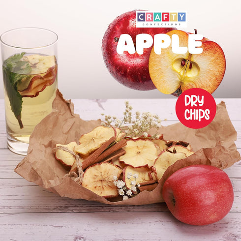 2.5 OZ (71 100% Premium Dried Apple Slices Dehydrated Apples g) - Natural Gluten Free Fruit Snacks Made in US Dried