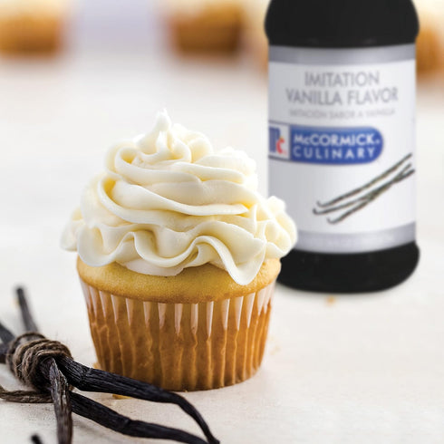 McCormick Culinary 32 fl oz Imitation Vanilla Flavoring for Baking, Best for Cakes, Frostings & Desserts