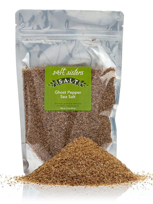 s.a.l.t. sisters Ghost Pepper Sea Salt | All-Natural, Gluten Free, MSG Free,