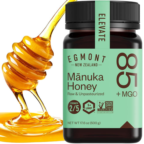 Egmont Honey Manuka Honey UMF 5+ MGO 85+ (17.6 oz / 500g)
